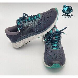 Brooks Glycerin 16 Running Shoes Black Teal  Sneakers Womens size 10 Medium B